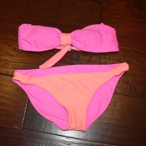 Reversible BIKINI  - Pink and Orange